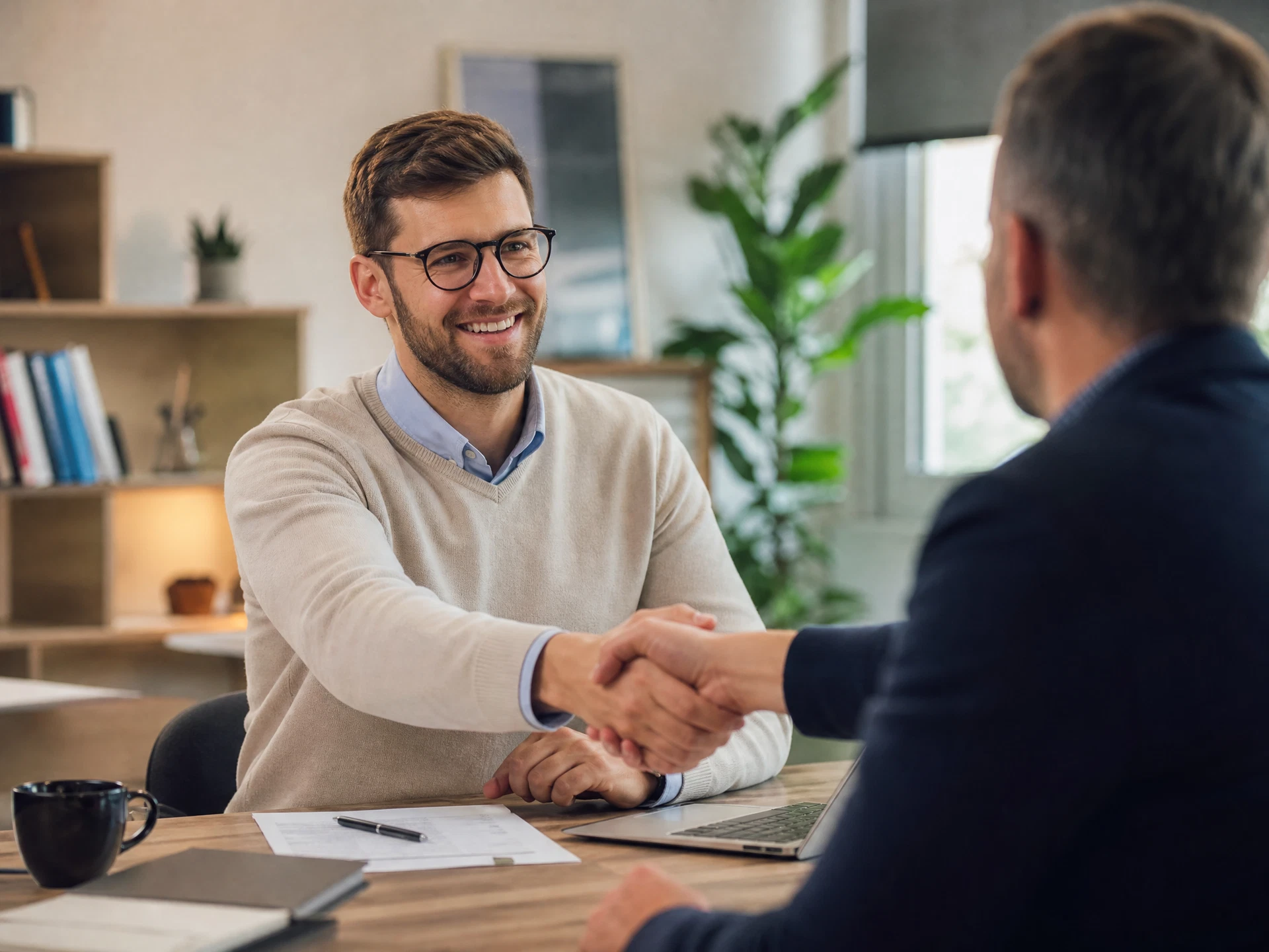 RJ Hart adviser with client